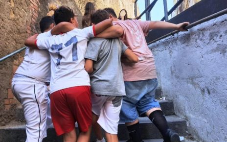 Napoli, progetto P.I.T.E.R. al Rione Sanità: campagna sensibilizzazione vaccini 3 foto BAMBINI del rione Sanita partecipanti al progetto PITER 19.01.2022