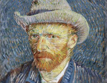 Napoli, Van Gogh Multimedia e La Stanza Segreta 6 van gogh autoritratto con cappello di feltro grigio