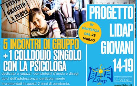 Attacchi di panico: LIDAP propone incontri gratuiti per adolescenti con psicologa 4 Grafica lidap