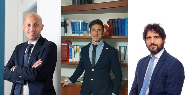 Nella foto da sinistra De Lise Saraullo e Balestra
