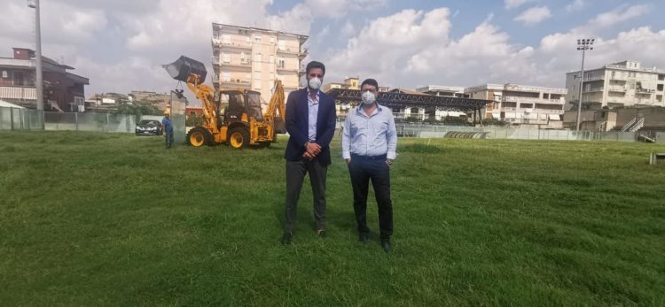 Palma Campania, restyling Stadio Comunale: un gioiellino polifunzionale nel cuore della città del Carnevale 7 manto4