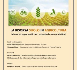 Pollena Trocchia, la risorsa suolo in agricoltura: convegno nell'aula consiliare 3 LA RISORSA SUOLO IN AGRICOLTURA