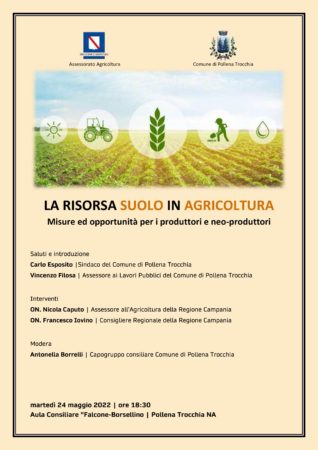 LA RISORSA SUOLO IN AGRICOLTURA