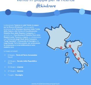 Napoli, "Issiamo le vele! Vento in poppa per la ricerca - #thinkrare”: al via la conferenza stampa di lancio del progetto 8 LOCANDINA PROGETTO ISSIAMO LE VELE Vento in poppa per la ricerca thinkrare DEF3
