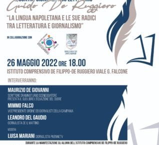 Brusciano, la Proloco presenta l’Incontro Giornalistico Letterario Guido De Ruggiero 4 Locandina promozionale De Ruggiero 2022