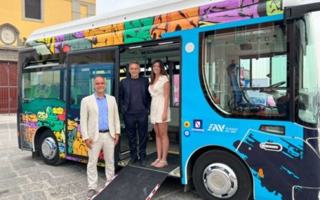 Procida Green Traffic Free: presentato il primo bus elettrico nel TPL Campania 5 bus elettrico procida 4