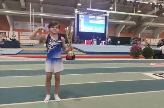 Ginnastica, Castellammare festeggia il C.G.A. Stabia Campione d’Italia 4 GABRIEL RUSSO A PADOVA