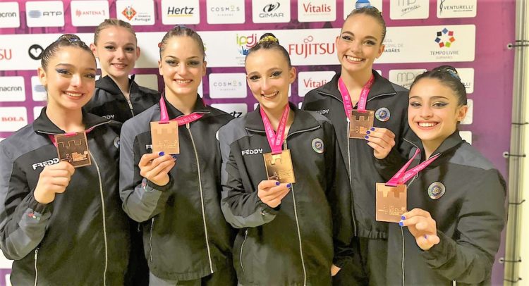 Ginnastica Aerobica, Monte di Procida e Pomigliano d’Arco sul podio mondiale in Portogallo 3 MEDAGLIATE JUNIOR BRONZO