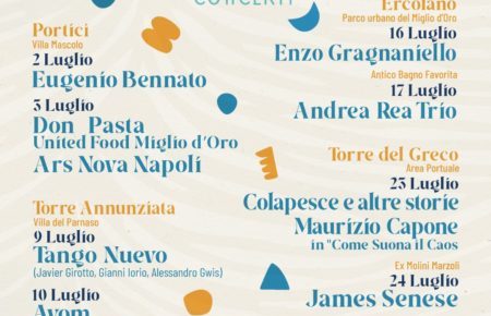 Campania, programma di concerti di “Chi tene ‘o mare - Festival del Mare del Miglio d’oro” 8 chi tene o mare prog