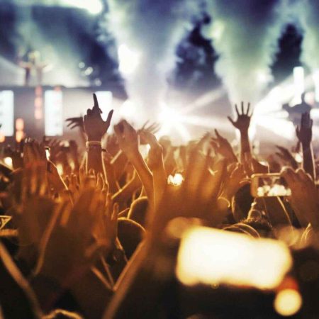 crowd at a concert