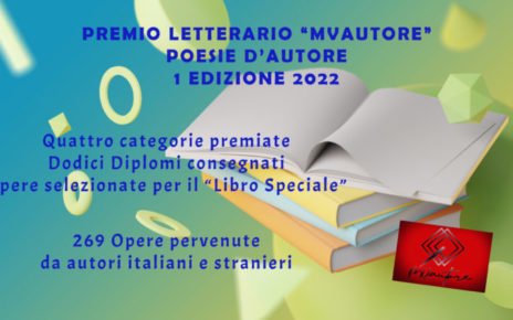 Concorso Letterario “MVautore” Poesie d’Autore, conclusa la prima Edizione 2022 con la partecipazione di 269 autori italiani e stranieri 5 MVautore locandina