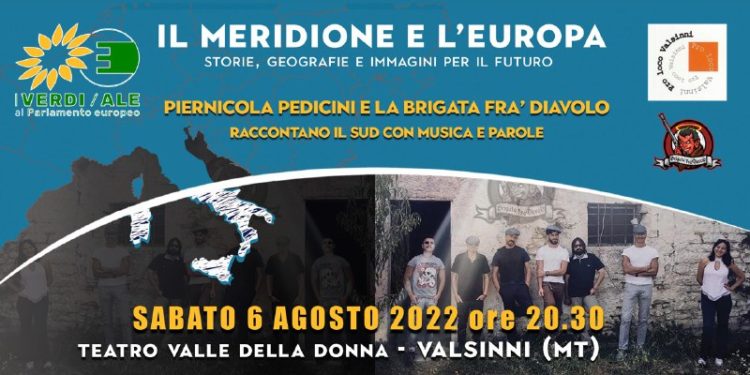 “Il Meridione e l’Europa”, riparte il viaggio in musica dell’europarlamentare Pedicini e della Brigata Fra’ Diavolo 5 Tappa Valsinni