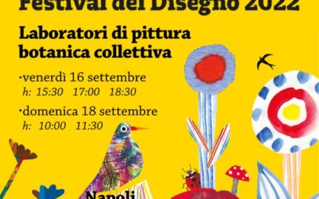 Napoli, La natura in città: pittura botanica al Rione Sanità per il Festival del Disegno 6 CS presentazione