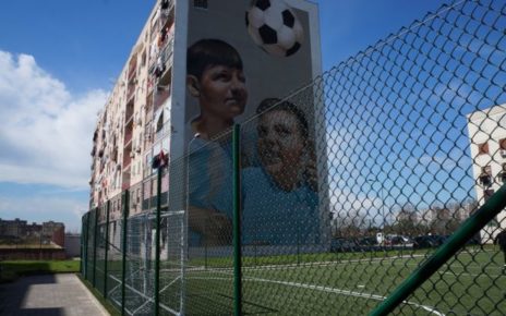 Napoli, tour gratuito nell'arte urbana con "Ponticelli contemporanea" 4 Parco Murales Ponticelli campetto Napoli