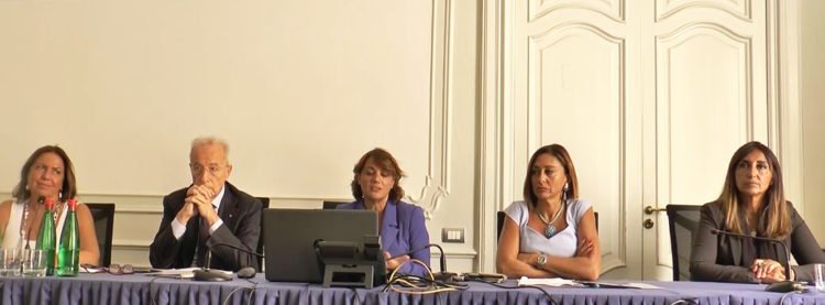 foto forum odcec napoli 21.09.22 da sinistra Della Corte Turi Speranza Gagliardi e Nasti