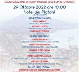 Assemblea Provinciale Unpli Napoli: Le Pro Loco ripartano da Nola 4 Programma Assemblea Provinciale Unpli Napoli