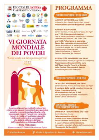 VI Giornata dei Poveri 2022 Locandina