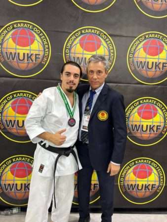 1. Maestro Marco Armando Esposito e suo padre il Maestro Prof. Sigismondo Esposito Firenze WUKF 2022