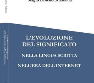 Copertina Levoluzione del significato nella lingua scritta nellera dellInternet