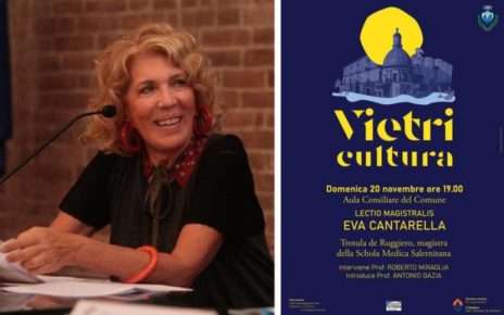A Vietri sul Mare la Lectio magistralis di Eva Cantarella 5 EvaCantarellaVietriCultura161122