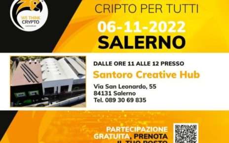 Salerno, Cryptomonete alla portata di tutti: incontro informativo 4 Incontro Informativo Crypto per Tutti