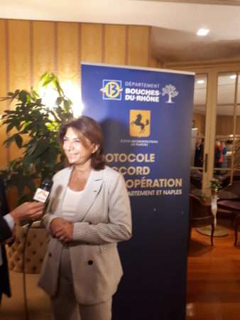 Martine Vassal Presidente del Consiglio Dipartimentale di Bouches du Rhone e Presidente della Metropoli Aix Marseille Provence 1