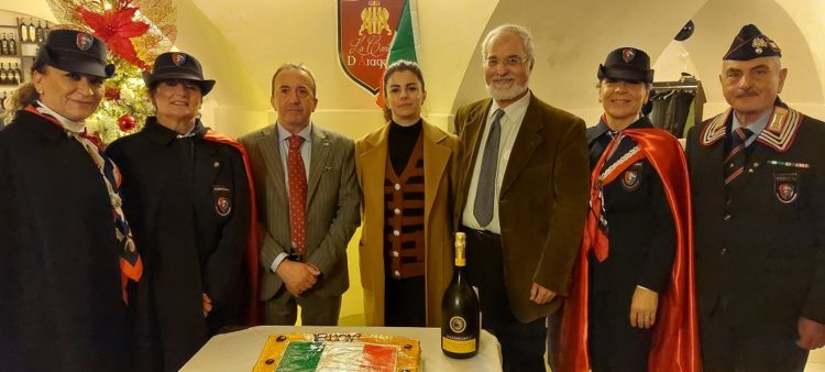 4. AISA Cerimonia Buon Natale Pres. G. Cimmino On. C. Auriemma A. Castaldo e Pres. Capolongo ANC Pompei Somma Vesuviana NA 21.12.2022