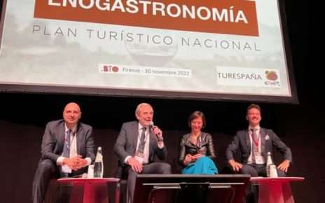 Presentato a Firenze il Piano Nazionale Enogastronomico della Spagna 7 I partecipanti al panel Ente Sloveno per il turismo Turespana e VisitDenmark 2 1