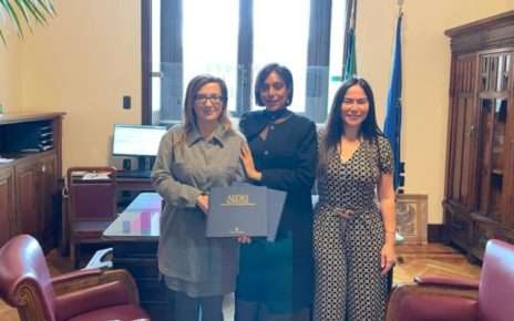 La Principessa Saudita Ruba al Saud in visita alla Camera dei Deputati