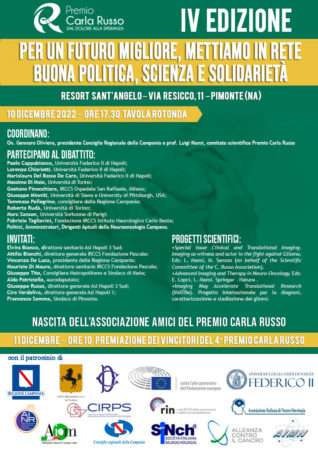 Locandina Premio Carla Russo 2022