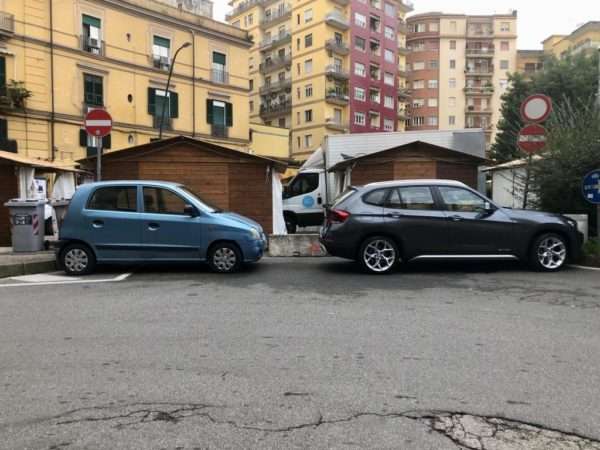 Napoli piazza degli Artisti nuovo dispositivo di traffico