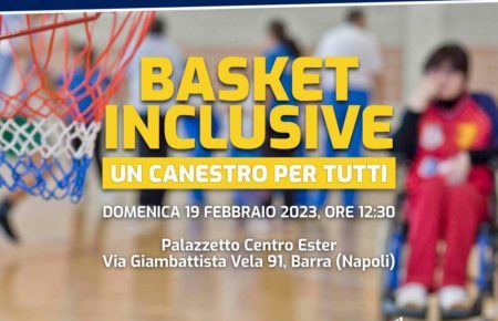 Napoli, arriva “Un canestro per tutti”: basket e inclusione al Centro Ester 6 Basket Inclusive