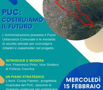 Pollena Trocchia, Piano Urbanistico Comunale: incontro nell'Aula Consiliare 4 Locandina incontro 15 febbraio mod