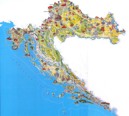 La Croazia si presenta alla BIT 4 croazia turismo mappa