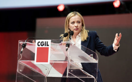 XIX Congresso della Cgil, Meloni: "Questo congresso è un esercizio di democrazia e partecipazione, non mi sottraggo. Con questo confronto possiamo celebrare l'unità nazionale” 5 DSC00686