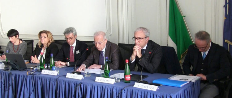 Forum Odcec Napoli Da sinistra Prisco Saggese Ianuario Turi Resciniti e Minervini