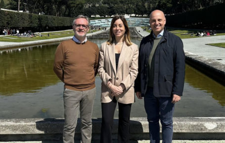 da sx C.Sebillo Ceo Oramata srl M.Caputo CD MdO e A.Marinacci Ceo Oramata srl del Pizza Village 1