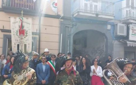 Brusciano, 25 Aprile: cerimonia commemorativa in città con la fanfara dei Bersaglieri 3 fanfara 4