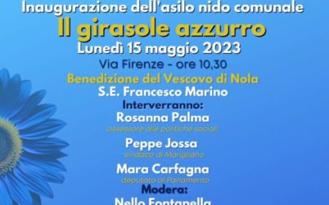 Marigliano, torto alla memoria del piccolo Francesco Pio Cucciniello, piccola vittima della strada. L'asilo nido non porterà il suo nome. Si chiamerà il girasole azzurro 4 343400181 1199888354048199 5055579197365892404 n
