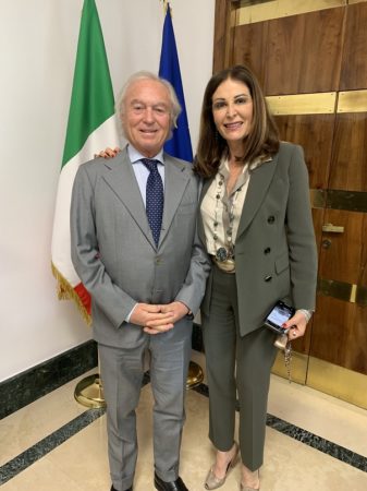 da sx. Gennaro Amato Afina e Ministro Daniela Santanche