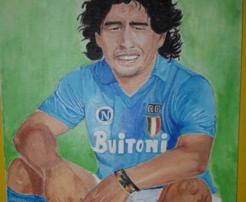 Pomigliano d'Arco, Il terzo scudetto per il Napoli. Il mito Maradona, la fede, la musica, sculture: trionfo per la kermesse ARTEXHI BITICON 6 mdona1 4