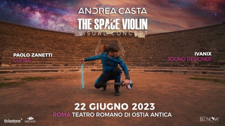 ANDREA CASTA COVER CONCERTO TEATRO ROMANO OSTIA ANTICA