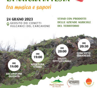Pollena Trocchia, al via “La natura in festa tra musica e sapori”: valorizzazione delle bellezze naturalistiche locali e delle produzioni agricole tipiche del territorio 5 LOCANDINA 2 1 1