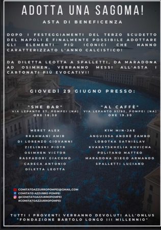 Pompei, i calciatori del Napoli finiscono all’asta (per beneficenza) 3 Locandina 9