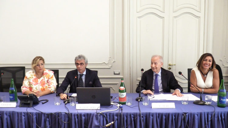Odcec Napoli da sinistra Saggese Ianuario Turi e Gagliardi