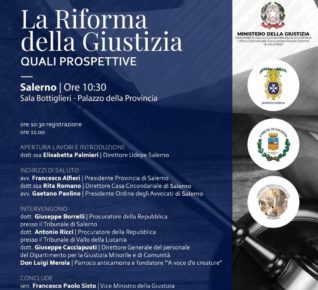 Salerno, "La riforma della Giustizia": convegno a Palazzo Sant'Agostino con il viceministro Sisto 5 Riforma Giustizia