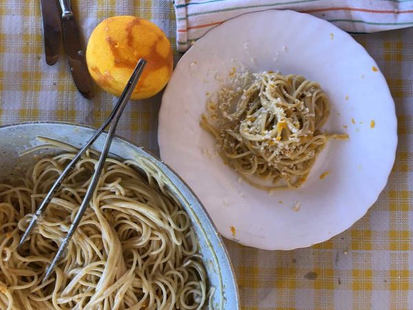 A Roccadarce per 5° Ritiro Yoga si parte il 10 luglio 9 spaghetti caciopepe chef cristinatodaro