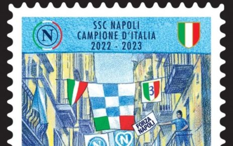 Napoli Campione d'Italia: emesso da Poste Italiane francobollo commemorativo 5 120ad3ca083fc5365ea53f49e678694a