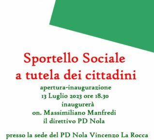 Nola, al via lo Sportello Sociale a tutela del cittadino a cura del Direttivo PD 7 IMG 20230626 WA0051 1 2