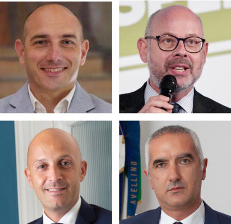 Nella foto da sinistra in senso orario Alessandro Morelli Andrea de Bertoldi Mario Lariccia e Matteo De Lise